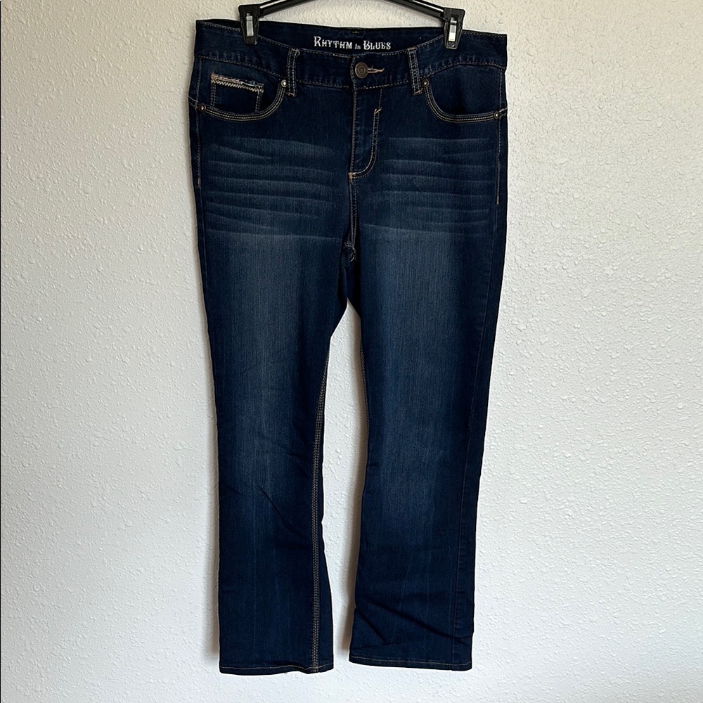 Rhythm in Blues Blue Dark Wash Women's Jeans Size 10 Regular